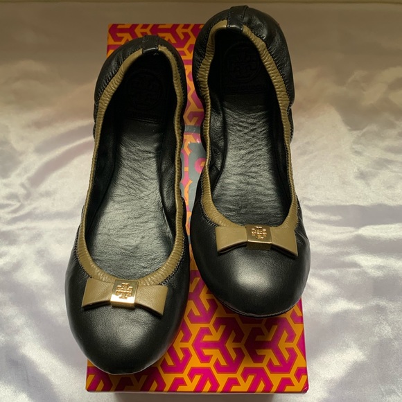 Tory Burch | Women’s Size 8 Eddie Bow Flats - Picture 3 of 8